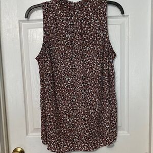 Torrid Purple and Black Patterned Top